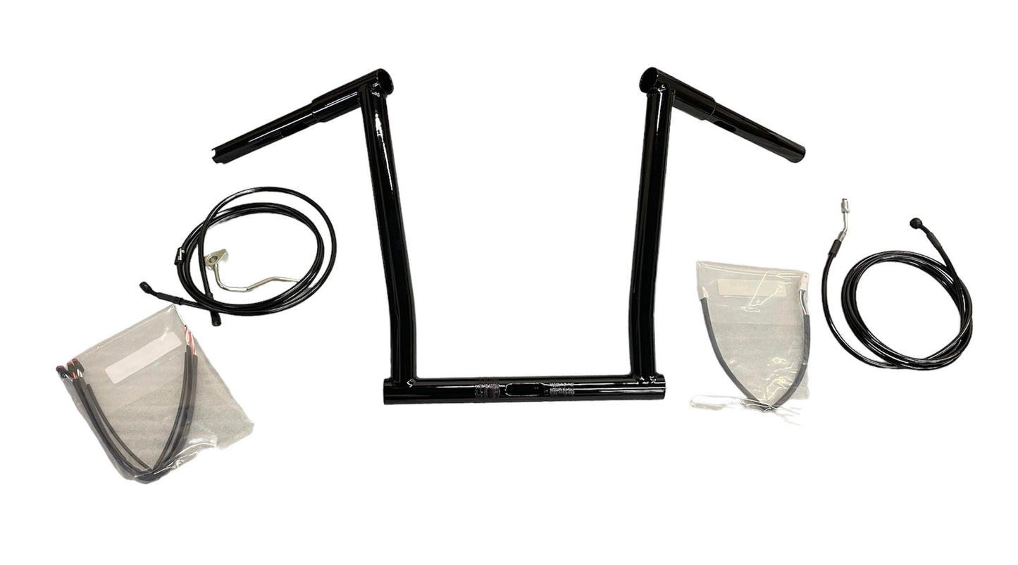 15" x 1 1/4" NAKED bars & Cable kit 2015-2020 Road Glide