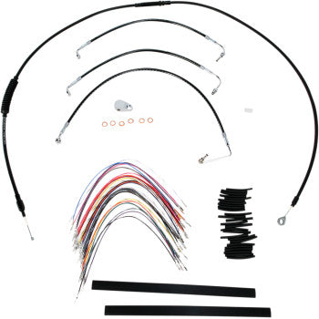 NAKED Bagger bars & Cable Kit 08-2013 Harley Touring