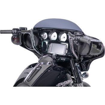 1-1/4" EZ Install Pointed Top Handlebar- Chrome or Gloss Black