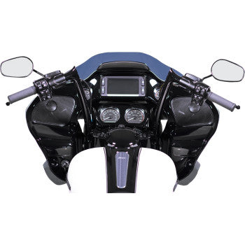 1-1/4" EZ Install Pointed Top Handlebar- Gloss Black or Chrome