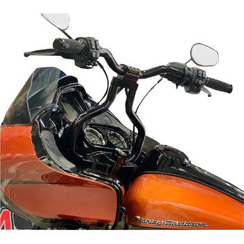 1-1/4" Kage Fighter Handlebars- Black or Chrome