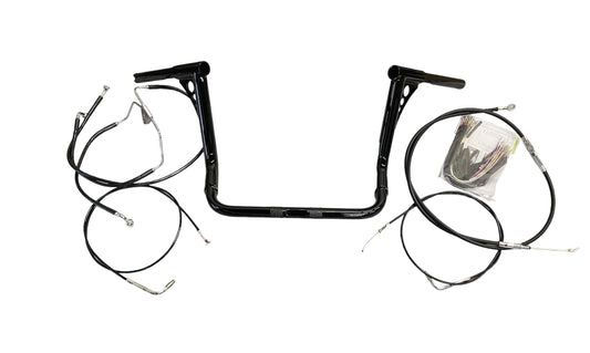 HOLEY ROLLER BAGGER Bars & Cable Kit 96-2007 Harley Touring