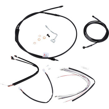 Burly Brand Cable Kits for 14-16 FLHR/FLHRC W/ABS- FREE SHIPPING