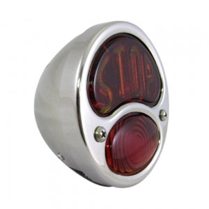 1928 - 1932 Ford Duolamp Model A stainless steel Taillight-STOP