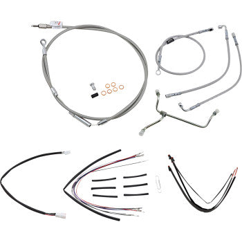 Burly Brand Cable Kits for 14-16 FLHR without ABS- FREE SHIPPING