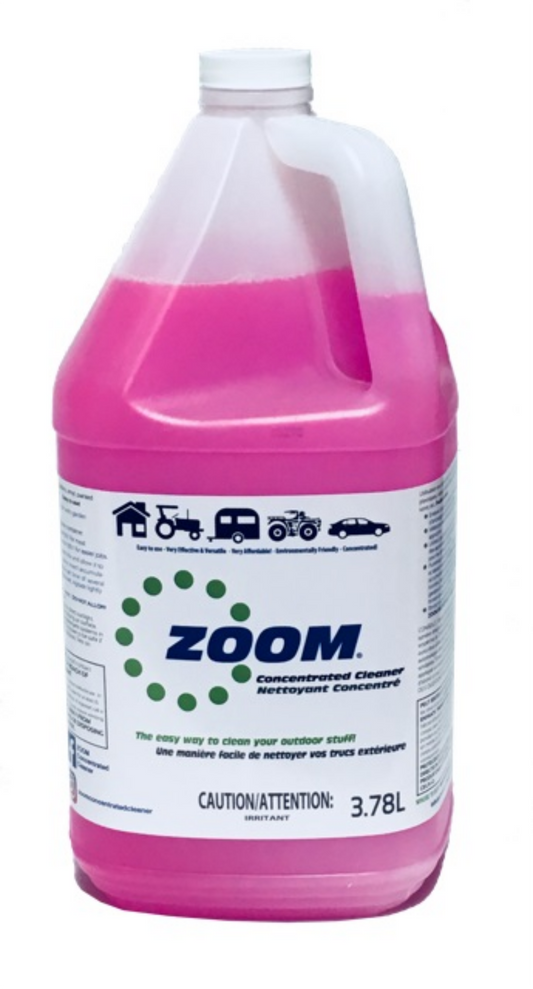 1 Gallon (3.78 liter) Jug of Zoom Cleaner