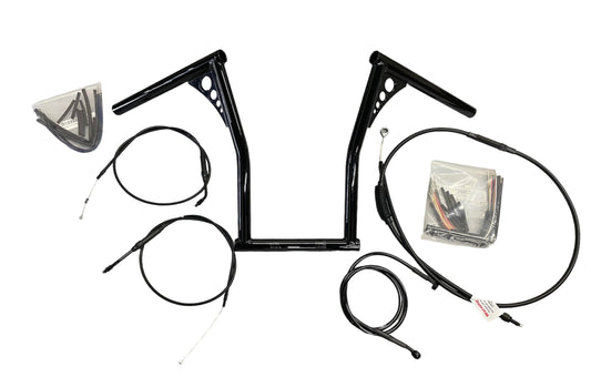 HOLEY ROLLER handlebars & cable kit for 1990-2015 Softail(FXST/B/C/D)