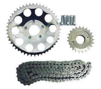 1991-2003 Harley Sportster 530 Chain Conversion